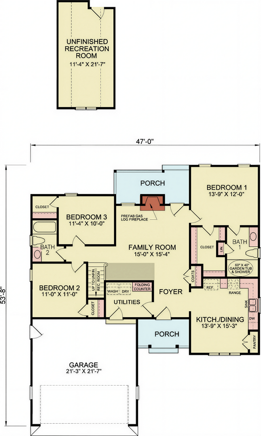Faxon House Plan