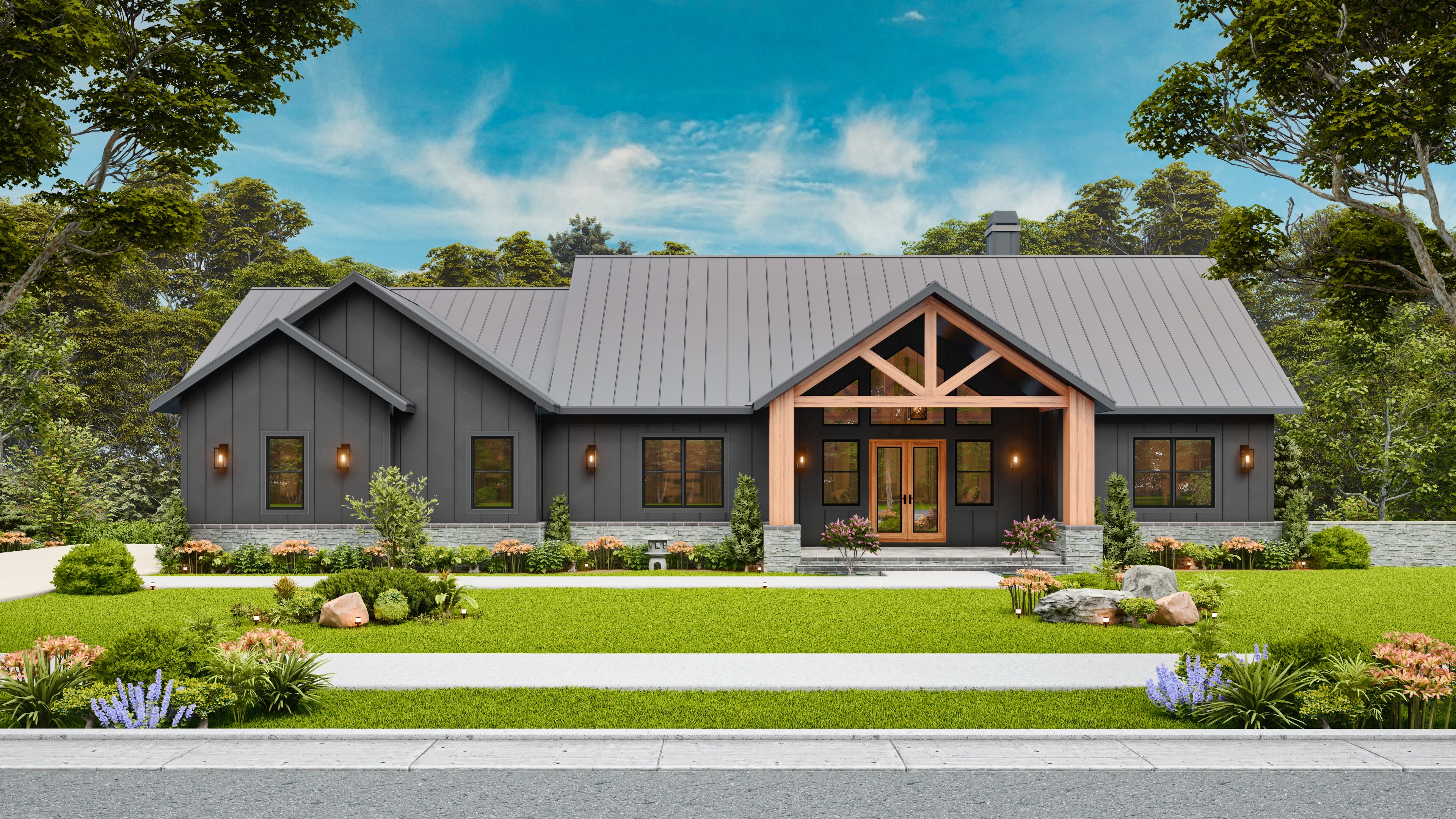Western Style Single Story House Plans Single Story Ranch House Plans Western Style Single Story House Plans Single Story Ranch House Plans