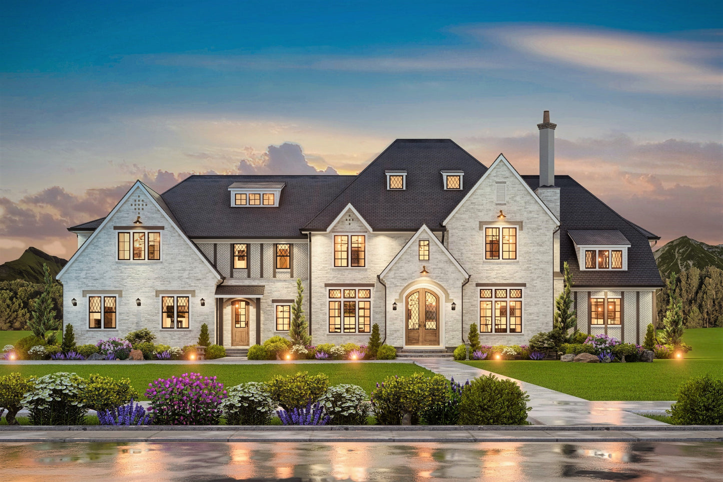 Brickstone Manor House Plan