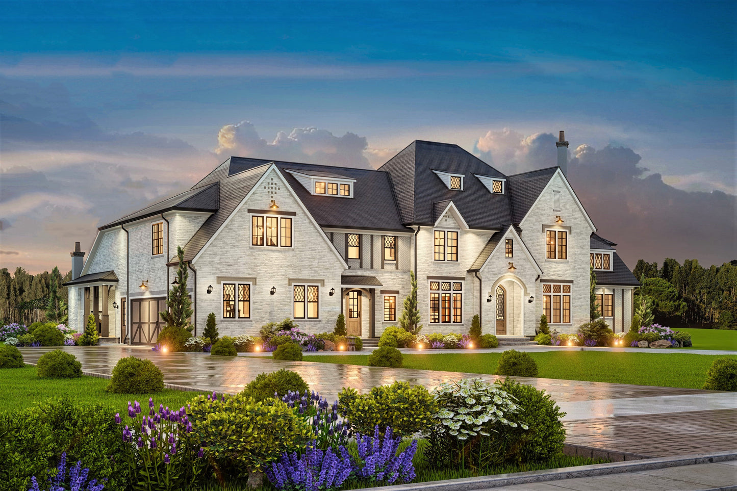 Brickstone Manor House Plan