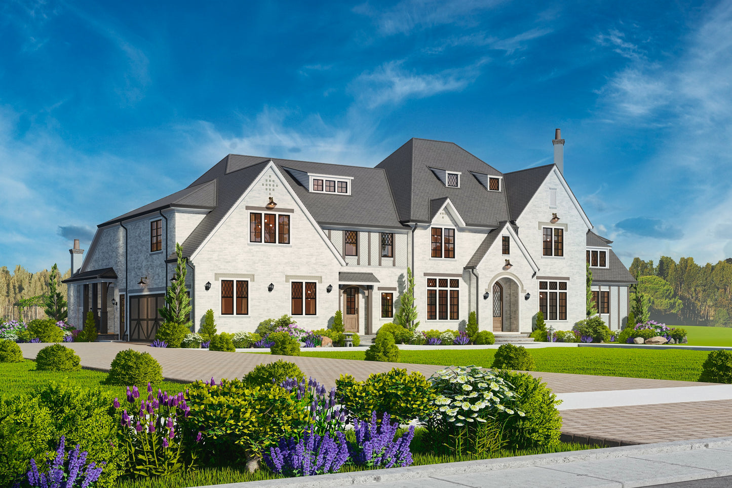 Brickstone Manor House Plan