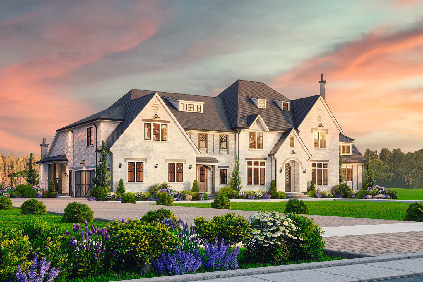Brickstone Manor House Plan