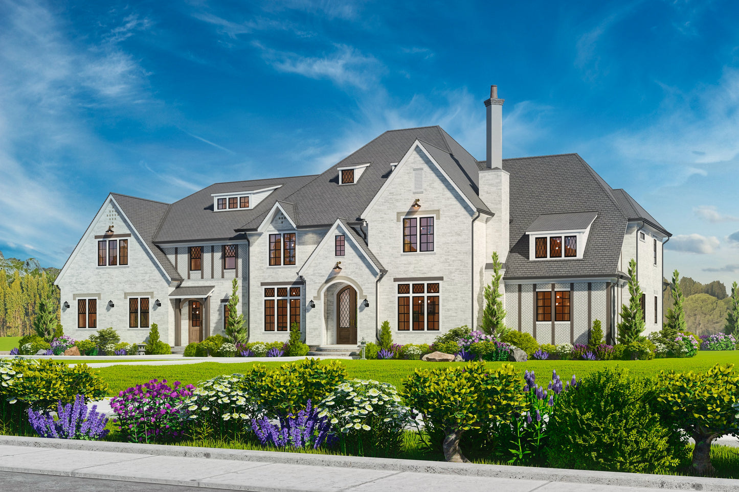 Brickstone Manor House Plan