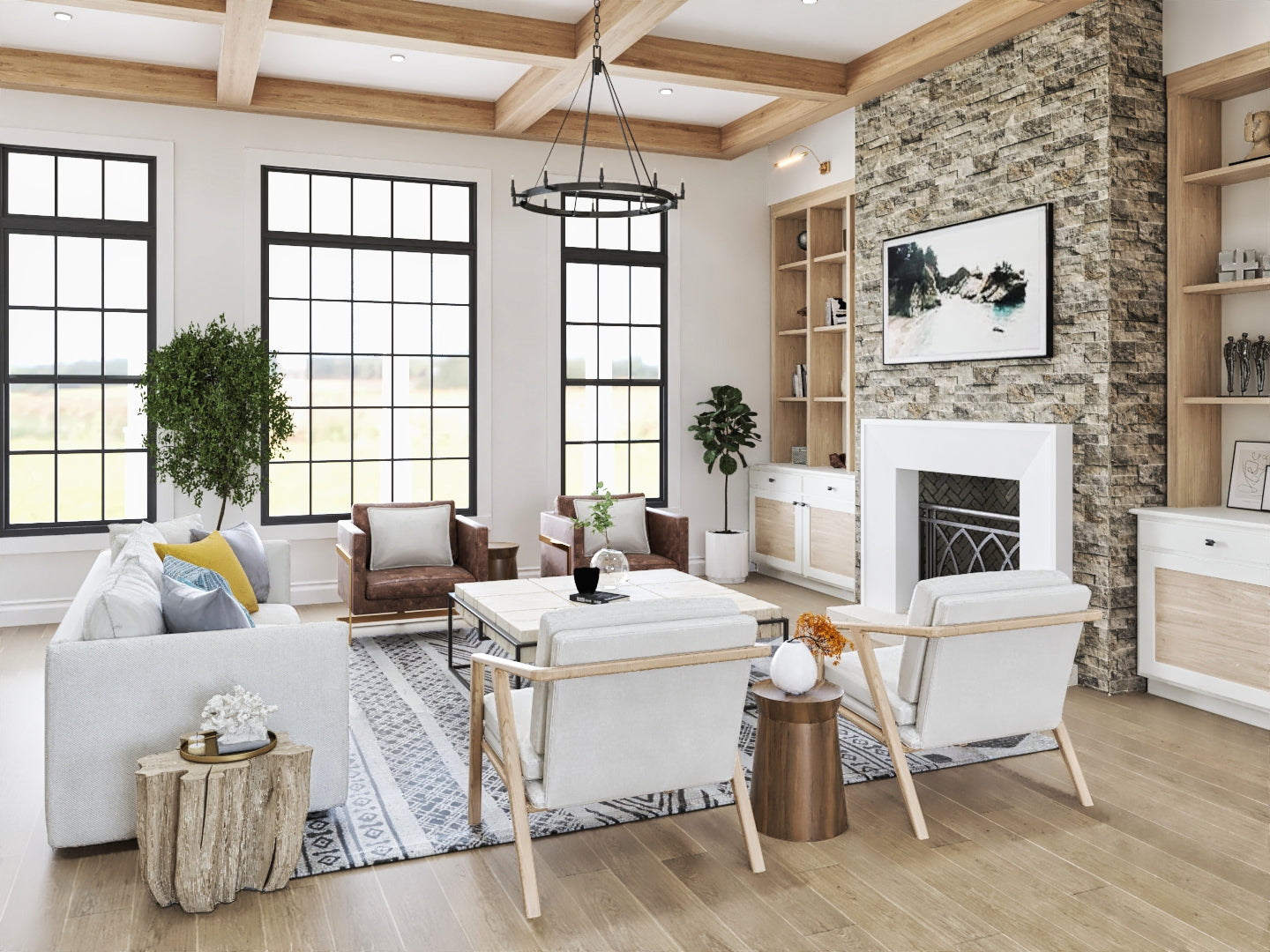 Brickstone Manor House Plan