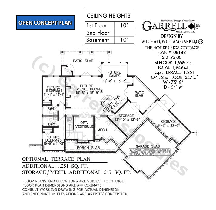 OPTIONAL TERRACE LEVEL FLOOR PLAN - 08142 Floor_Plan