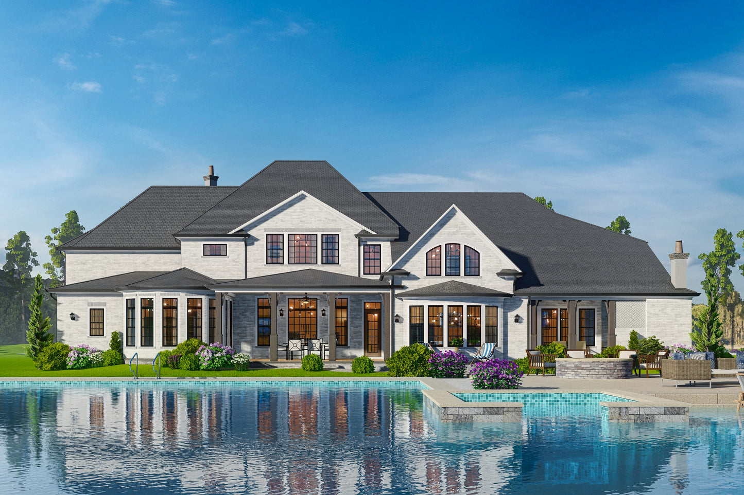 Brickstone Manor House Plan