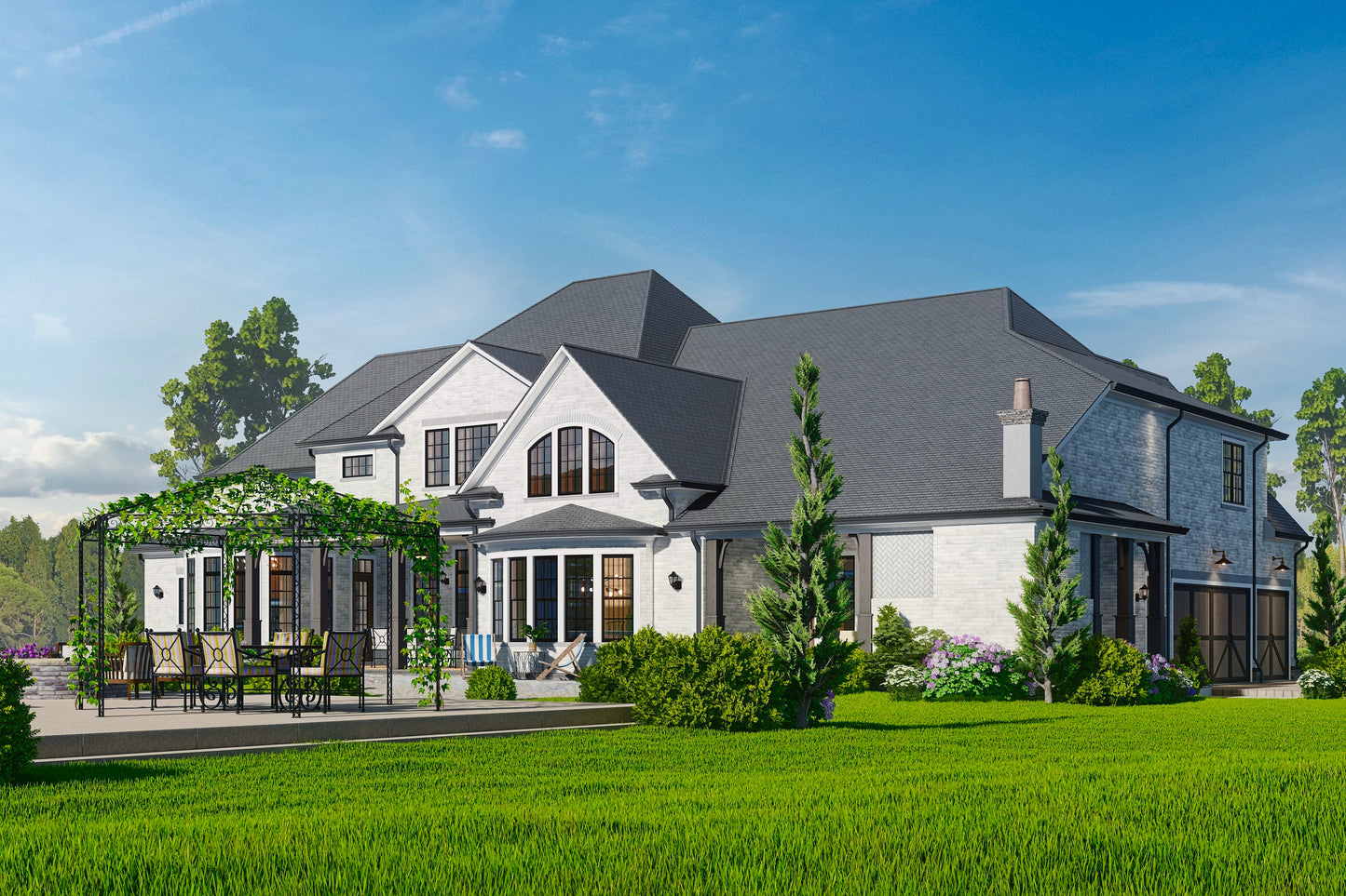 Brickstone Manor House Plan