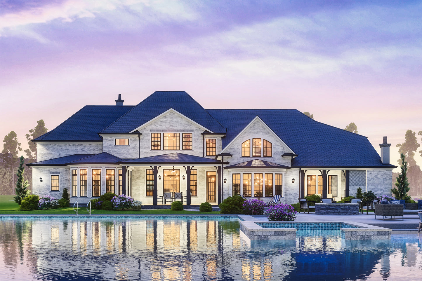 Brickstone Manor House Plan