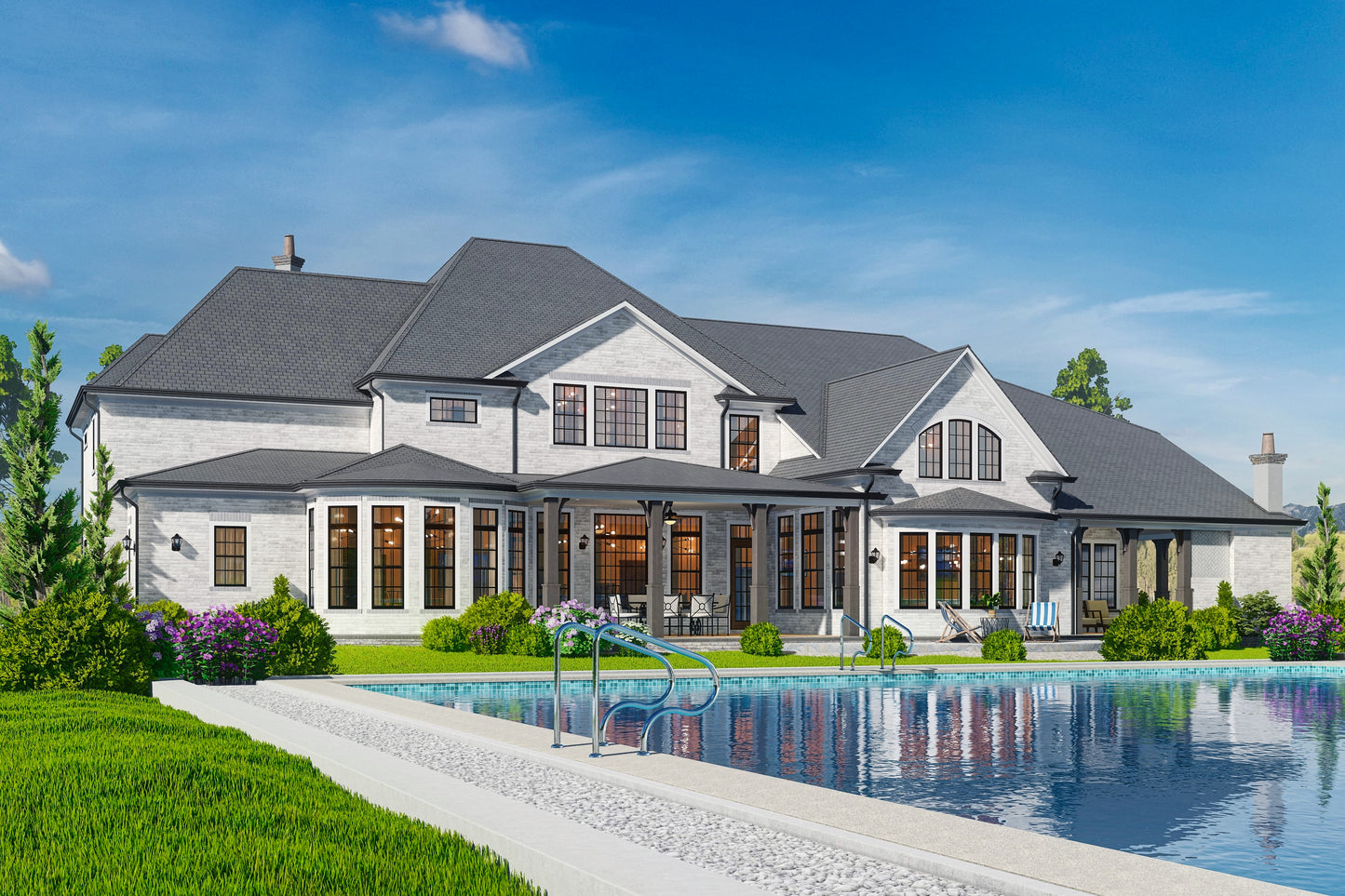 Brickstone Manor House Plan