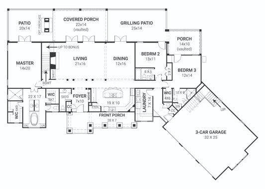 Tres Le Fleur First Floor_Plan
