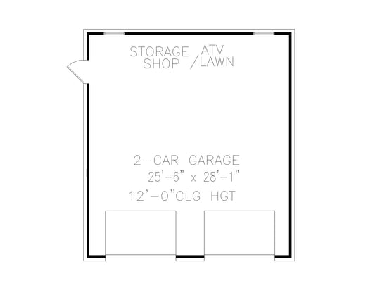 GARAGE FLOOR PLAN - 22050 Floor_Plan
