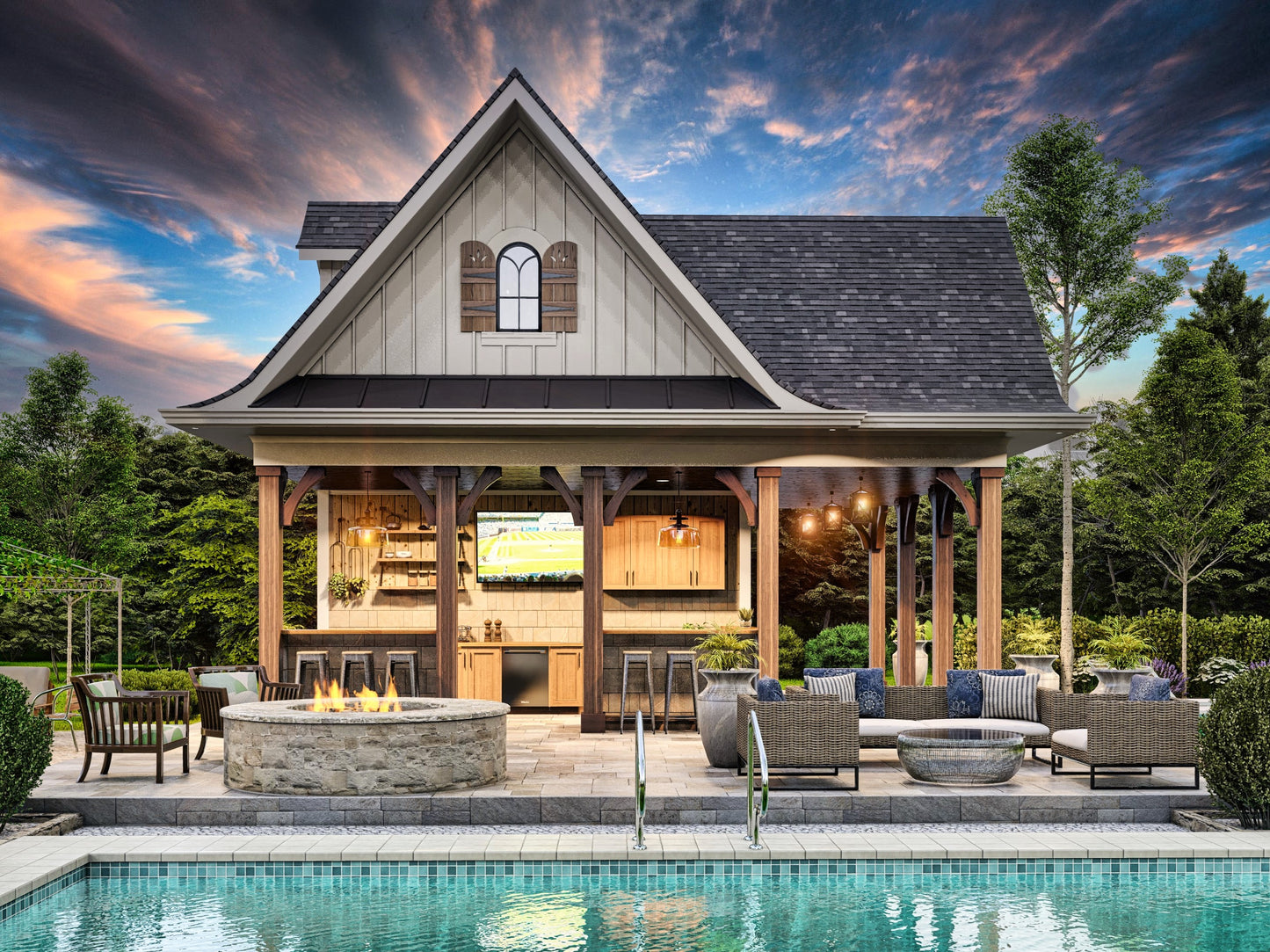 Tranquility Pool Cabana