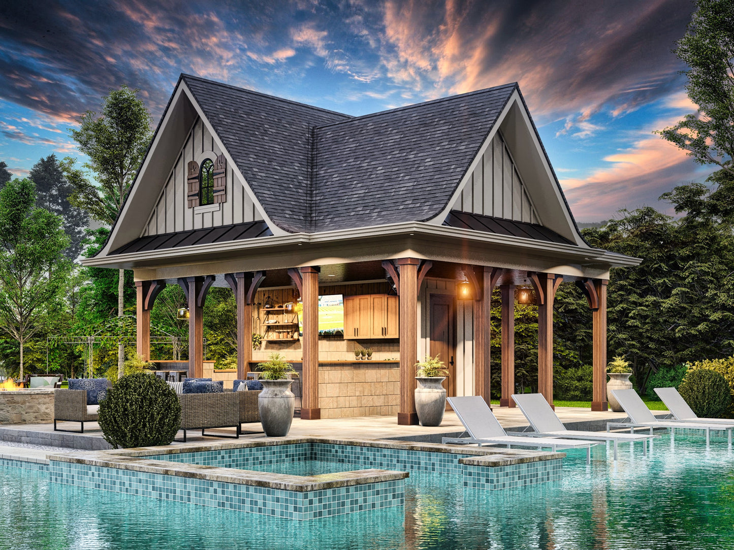 Tranquility Pool Cabana