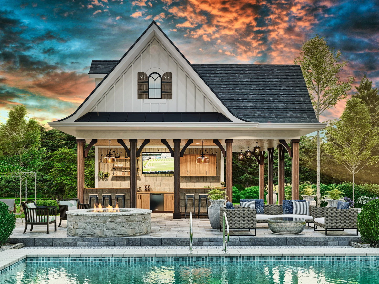 Tranquility Pool Cabana