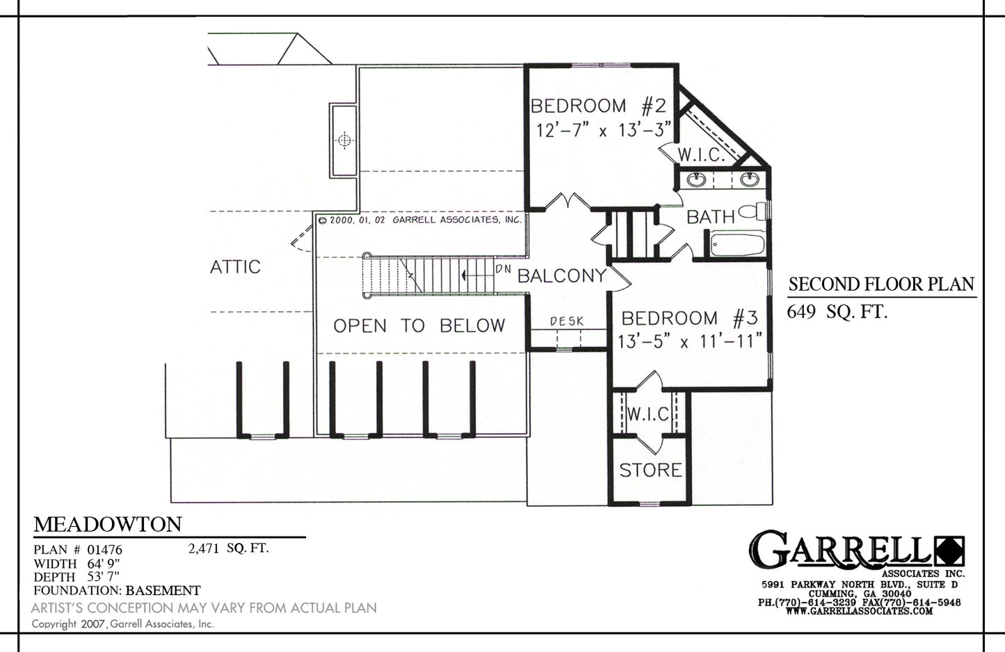 2nd FLOOR PLAN - 01476 Floor_Plan