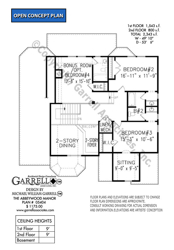 2nd FLOOR PLAN - 05404 Floor_Plan