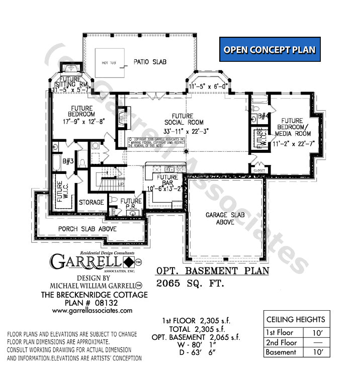 Opt. BASEMENT FLOOR PLAN - 08132 Floor_Plan