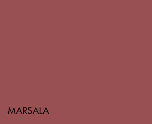 PANTONE COLOR OF THE YEAR - MARSALA