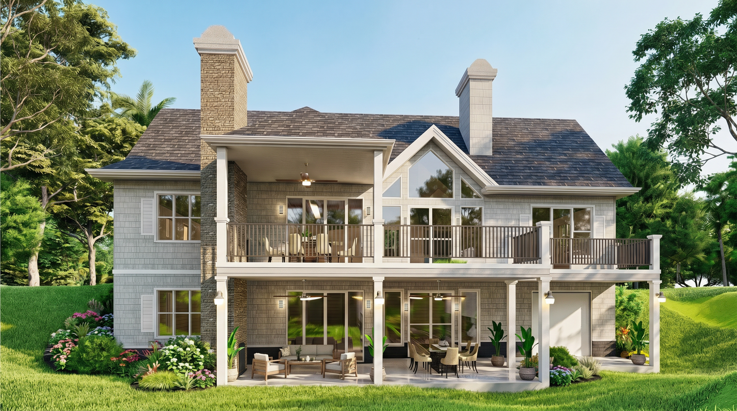 19010 Montana Cabin B House Plan
