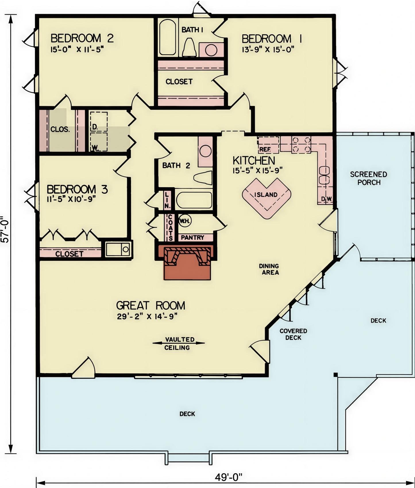 Lindsey House Floor Plan