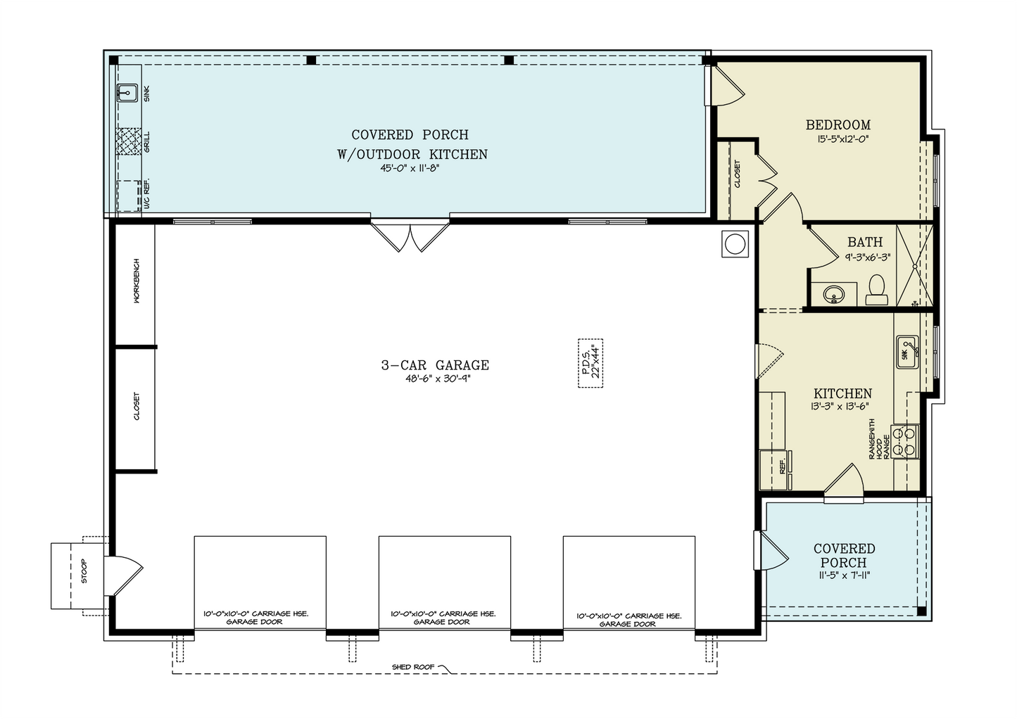 Jasmine Garage Plan