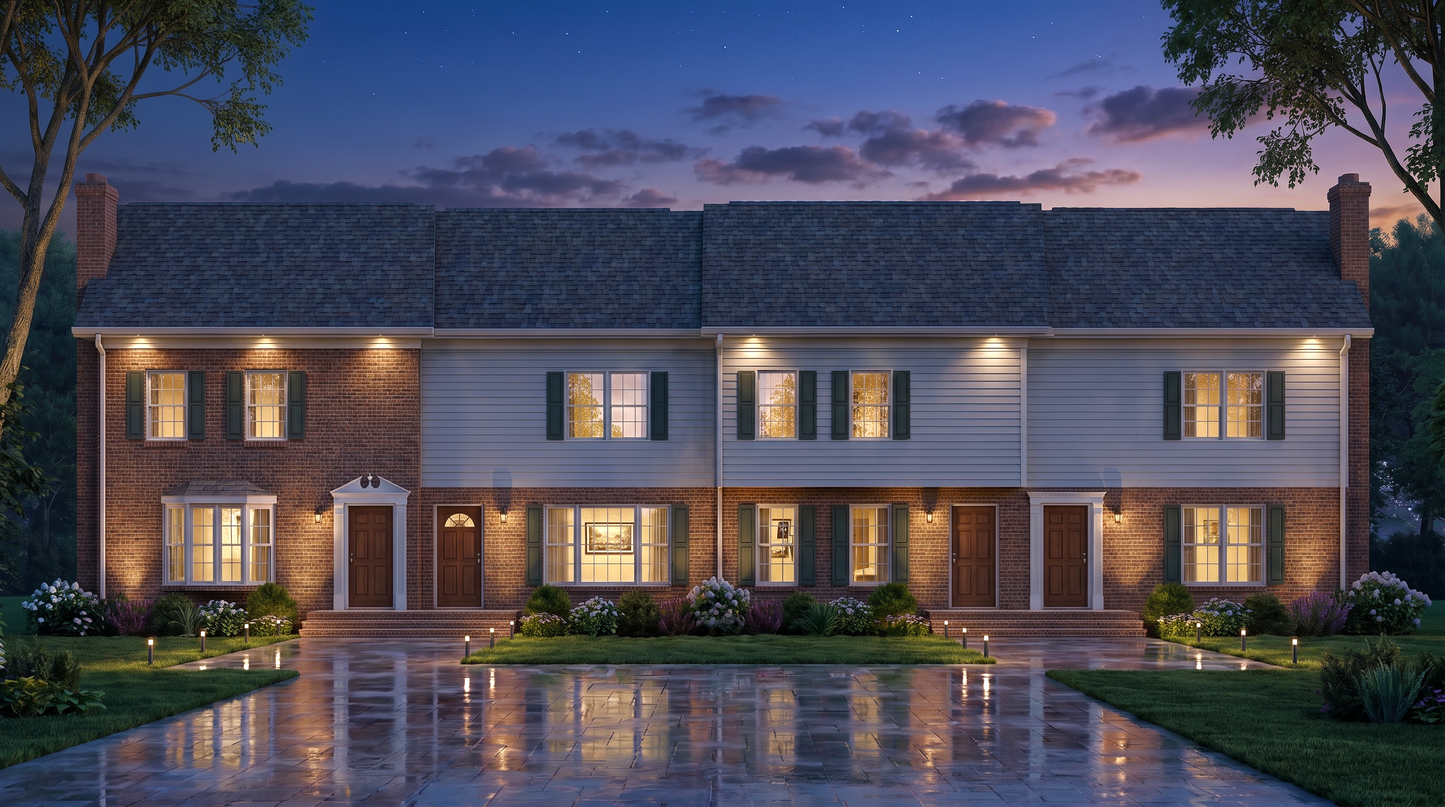 Harrison Quadplex House Plan