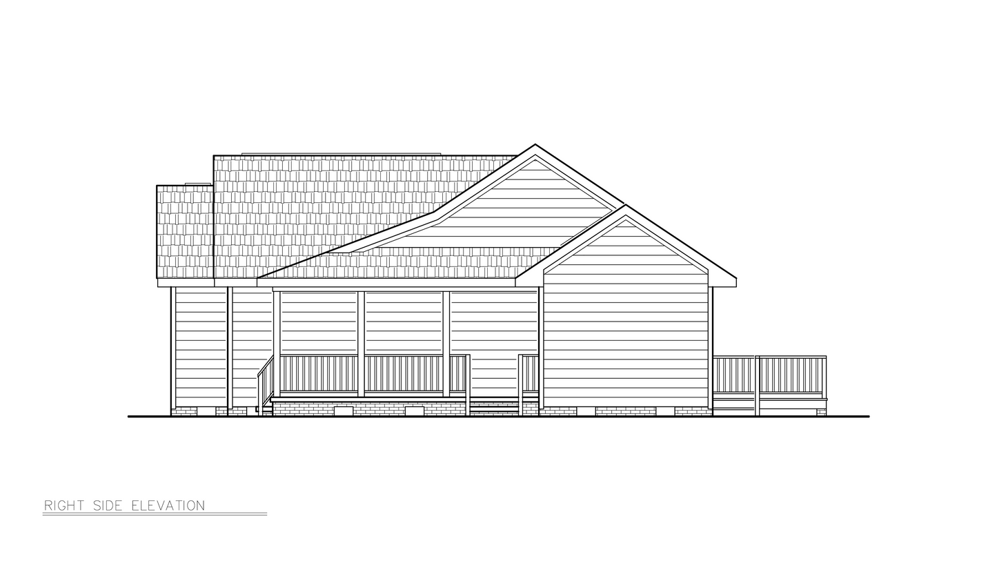 Luther House Right Elevation