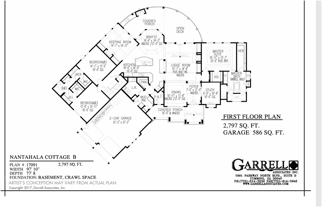 Nantahala Cottage B 2797