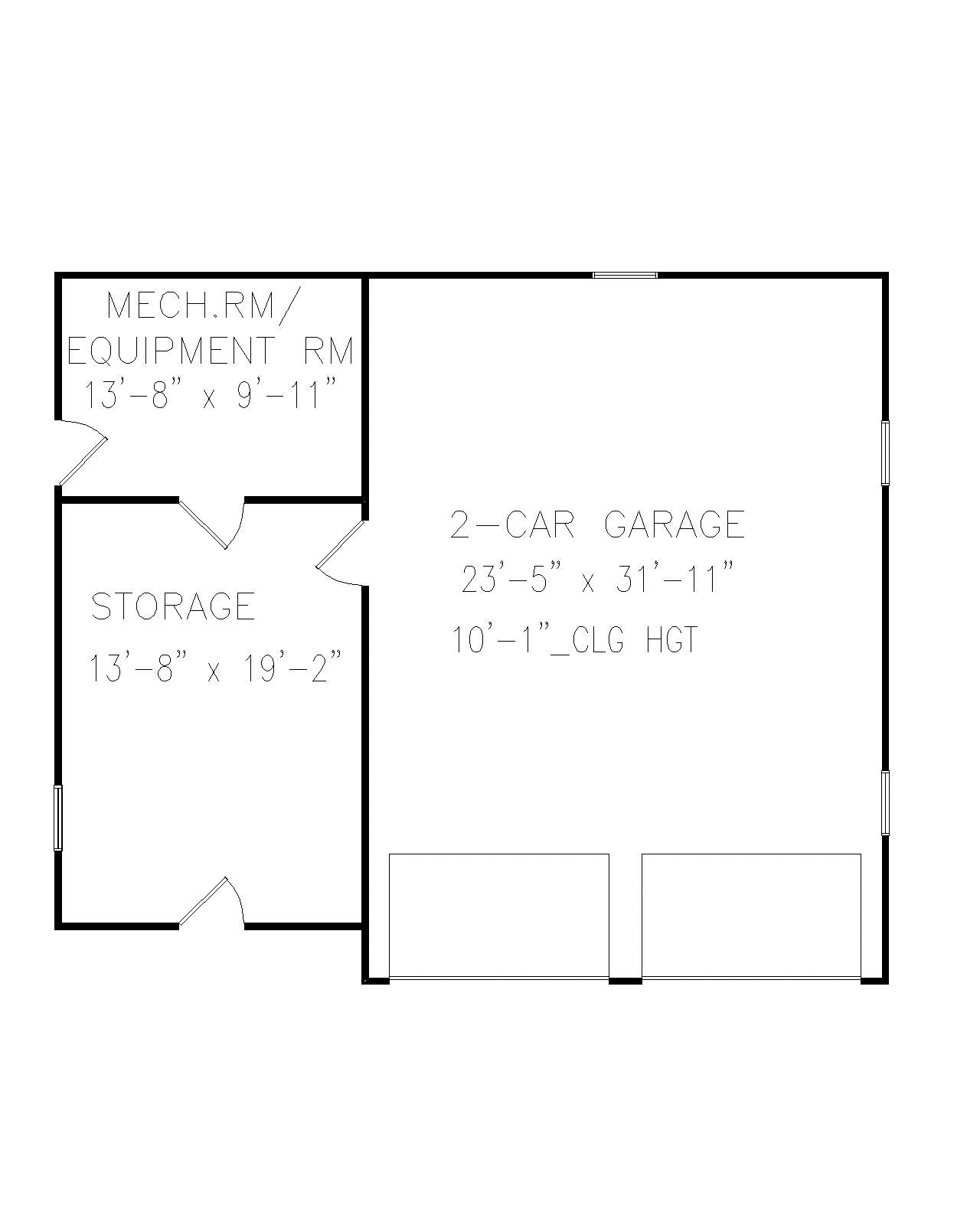 Garage Plan - 22048 Floor_Plan