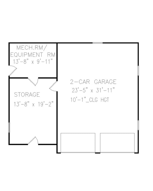Garage Plan - 22048 Floor_Plan