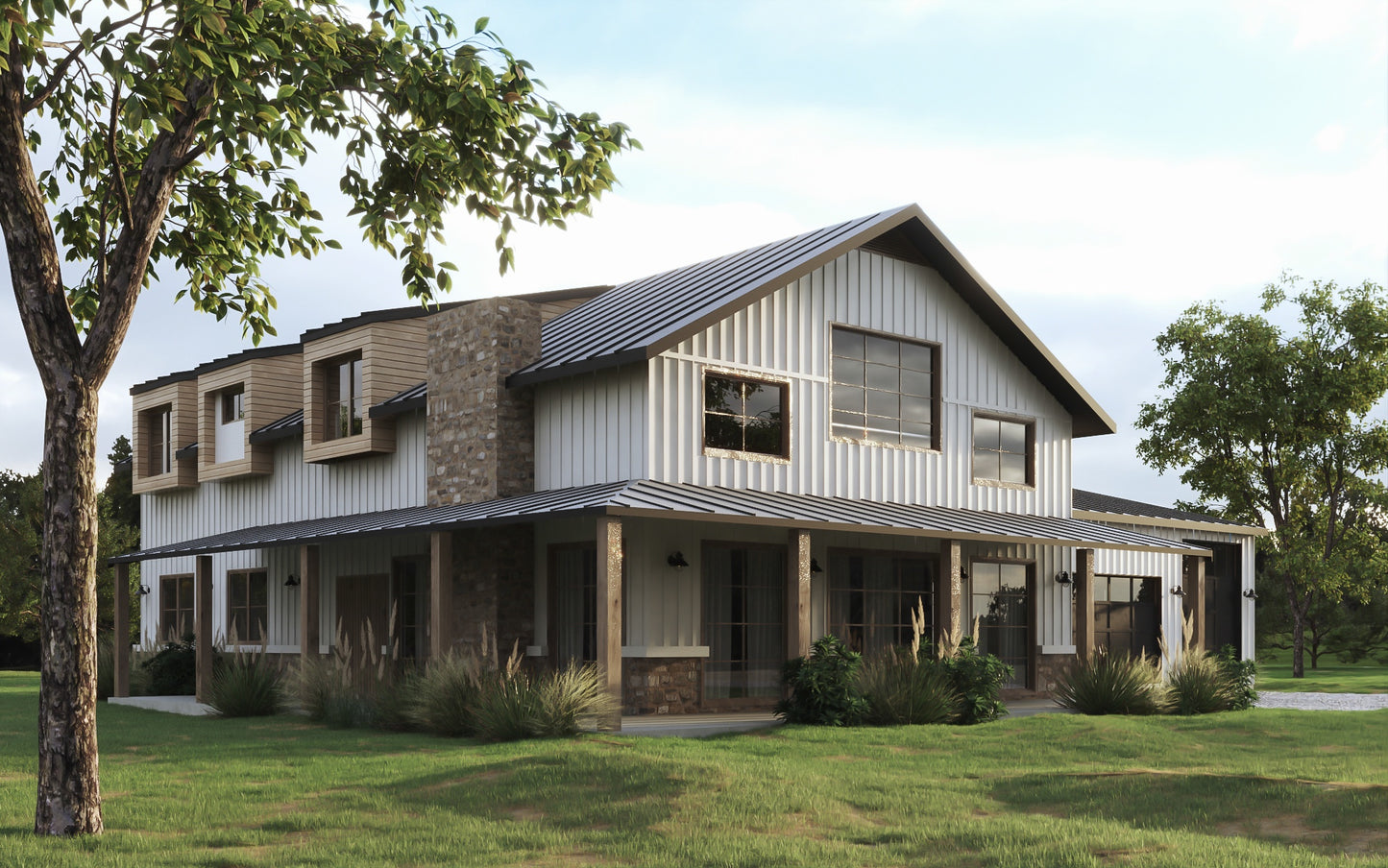 Modern  Barndominium