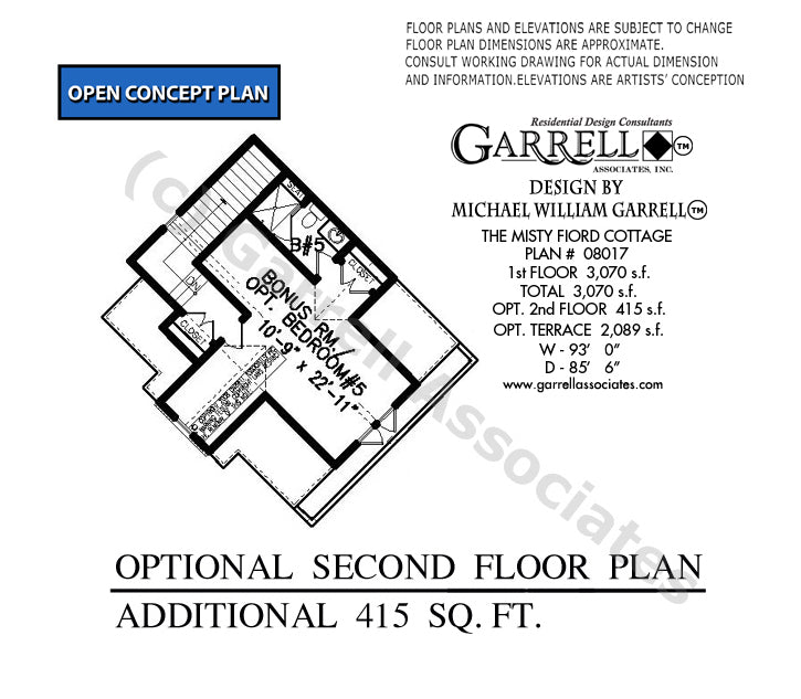 OPTIONAL 2nd FLOOR PLAN - 08017 Floor_Plan