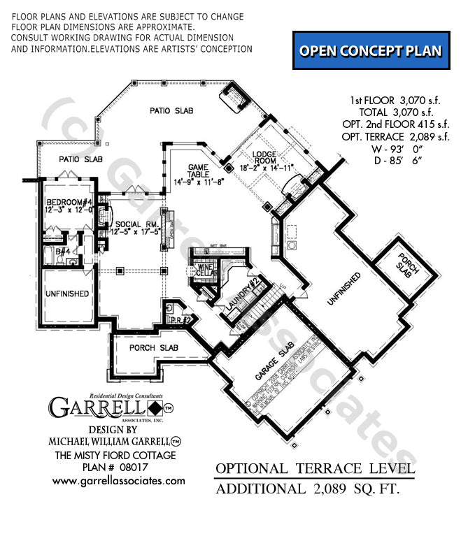 OPTIONAL TERRACE LEVEL - 08017 Floor_Plan