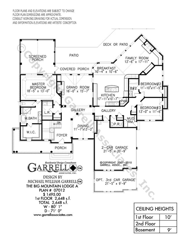 1st FLOOR PLAN - 07012A Floor_Plan